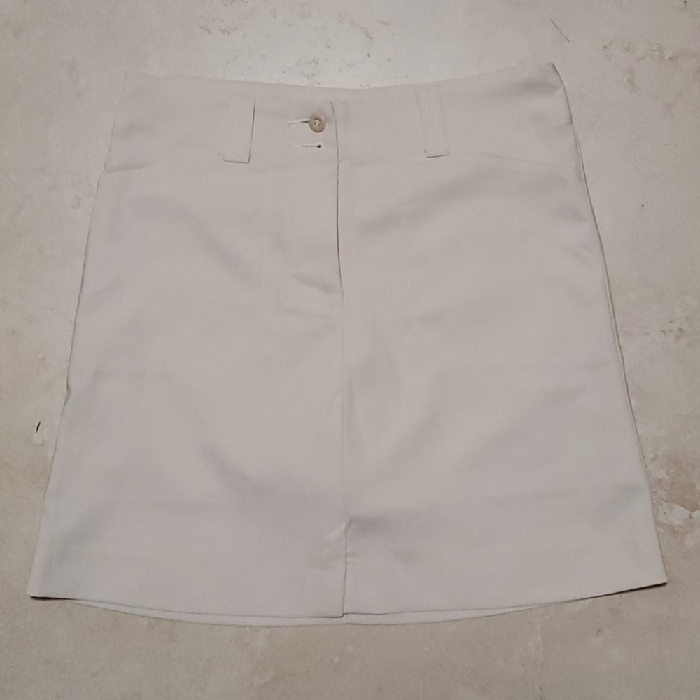 Cream Skort